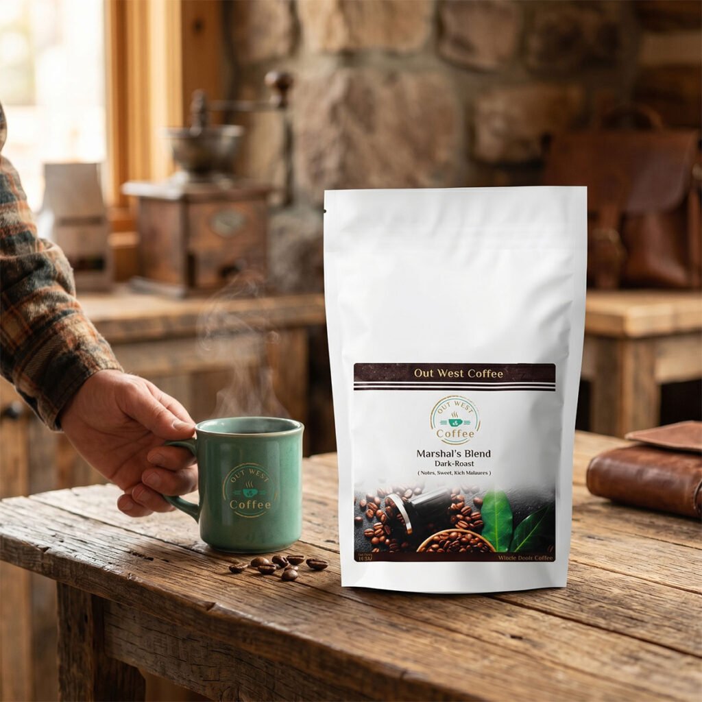 Marshal's Blend coffee bag