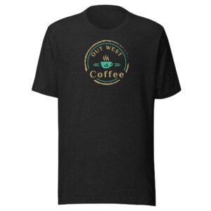 Out West Coffee Logo T-Shirt – Western Coffee Graphic Tee