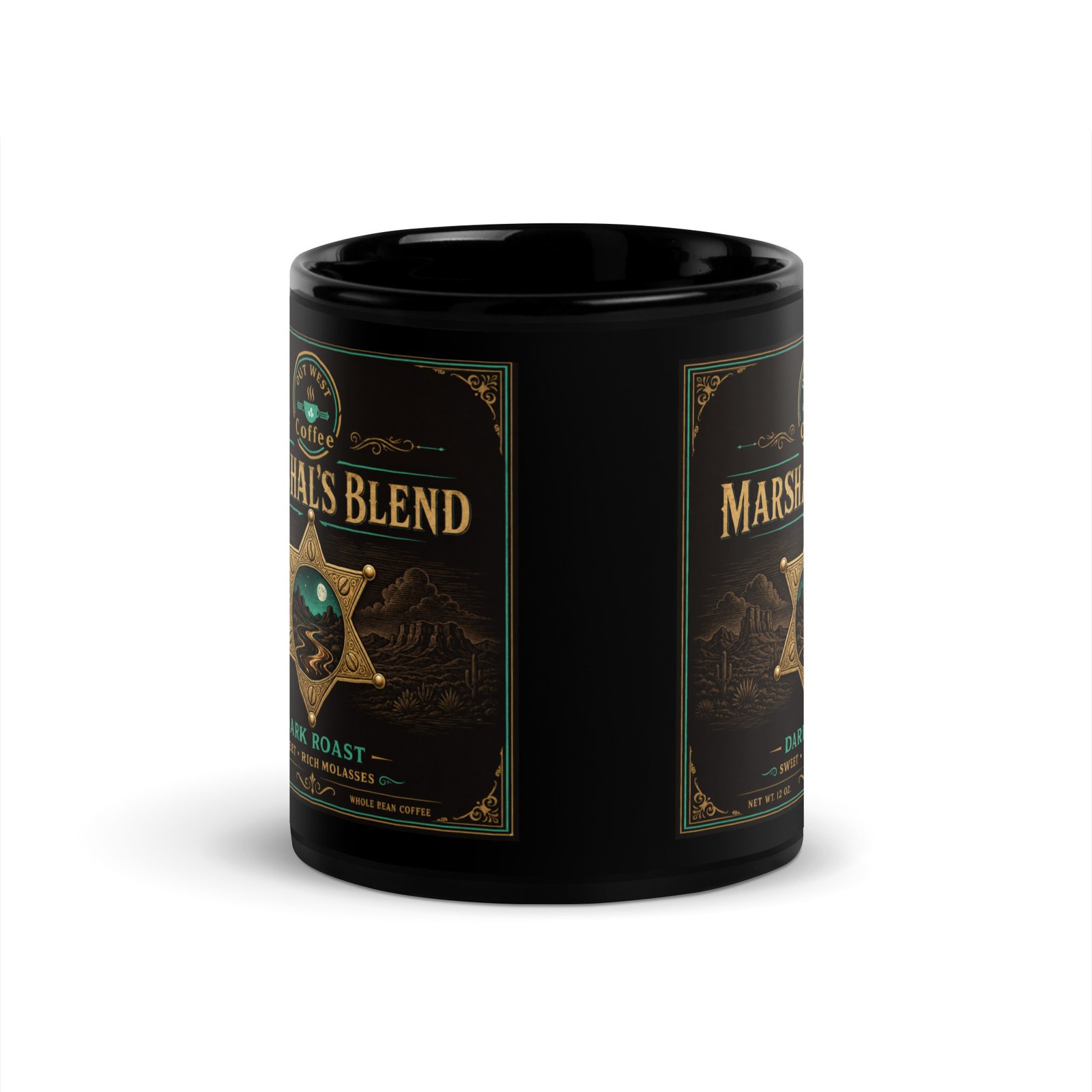 Black Glossy Mug - Image 2