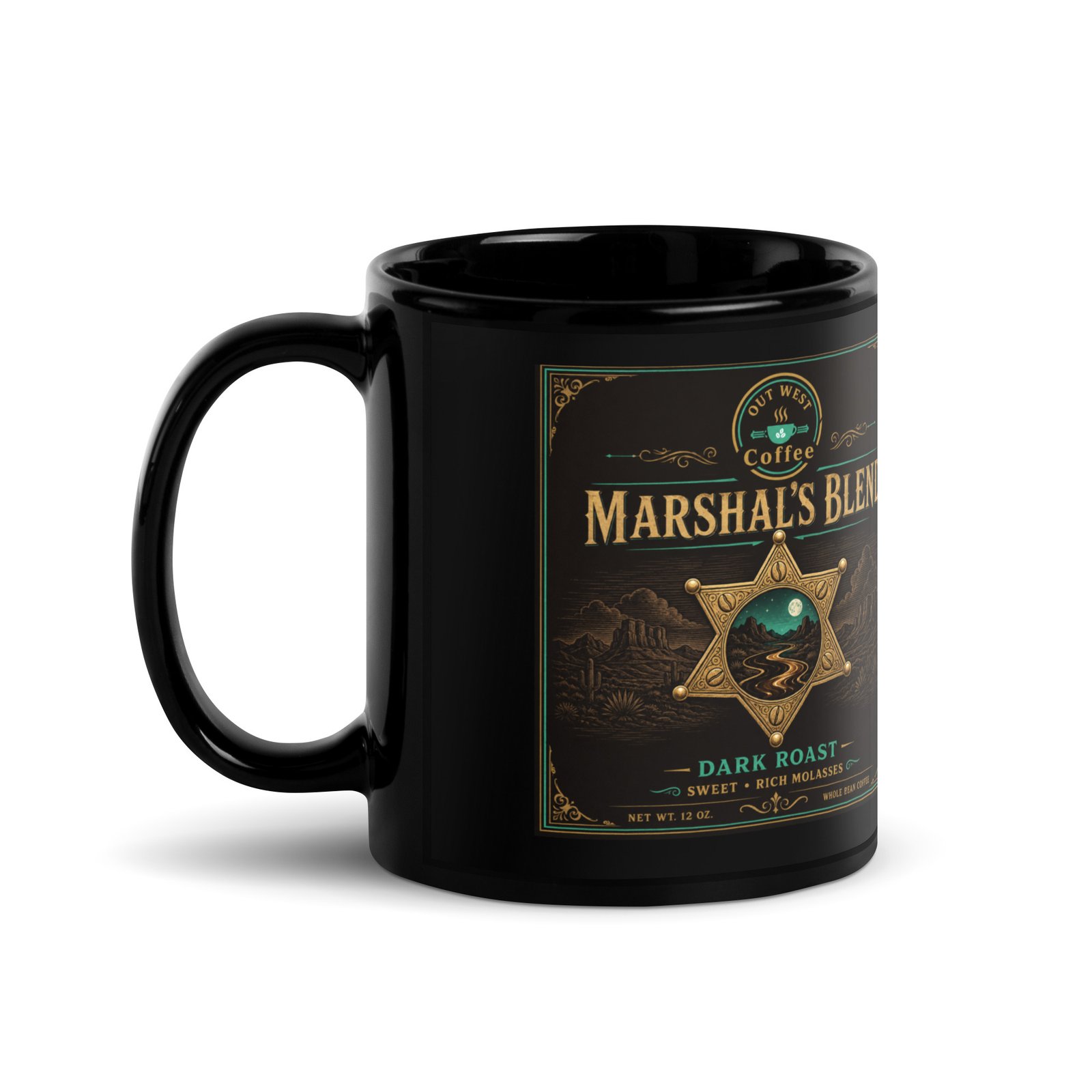 Black Glossy Mug - Image 3