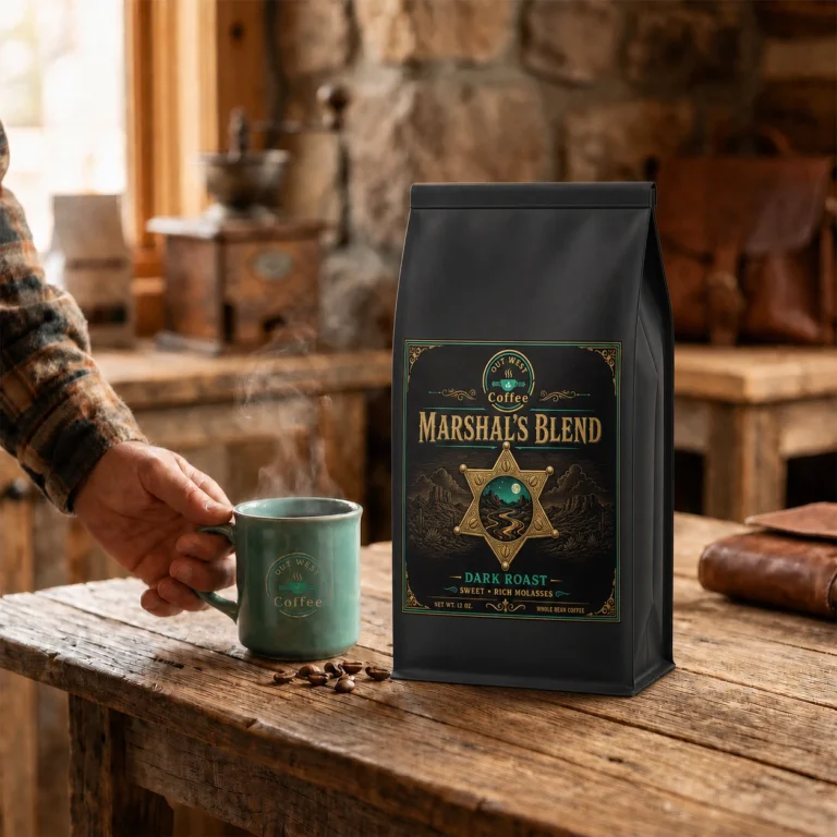 Marshal’s Blend coffee with updated packaging